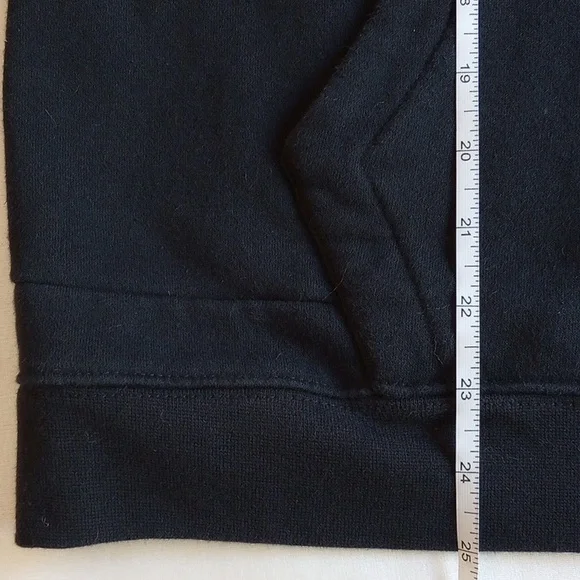 Nike Air Jumpman Logo Hoodie Pullover Sweatshirt Youth XL Black White - Picture 7 of 7